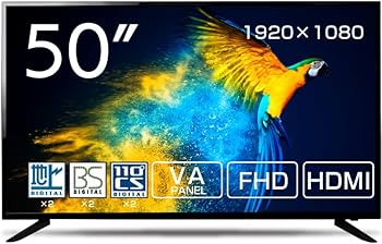 Amazon | Aston 50インチ 液晶テレビ 50インチ 地上 BS 110度CS